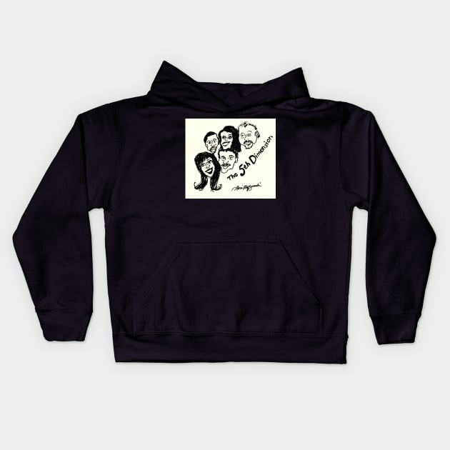 The 5th Dimension Kids Hoodie by TheArtQueenOfMichigan 